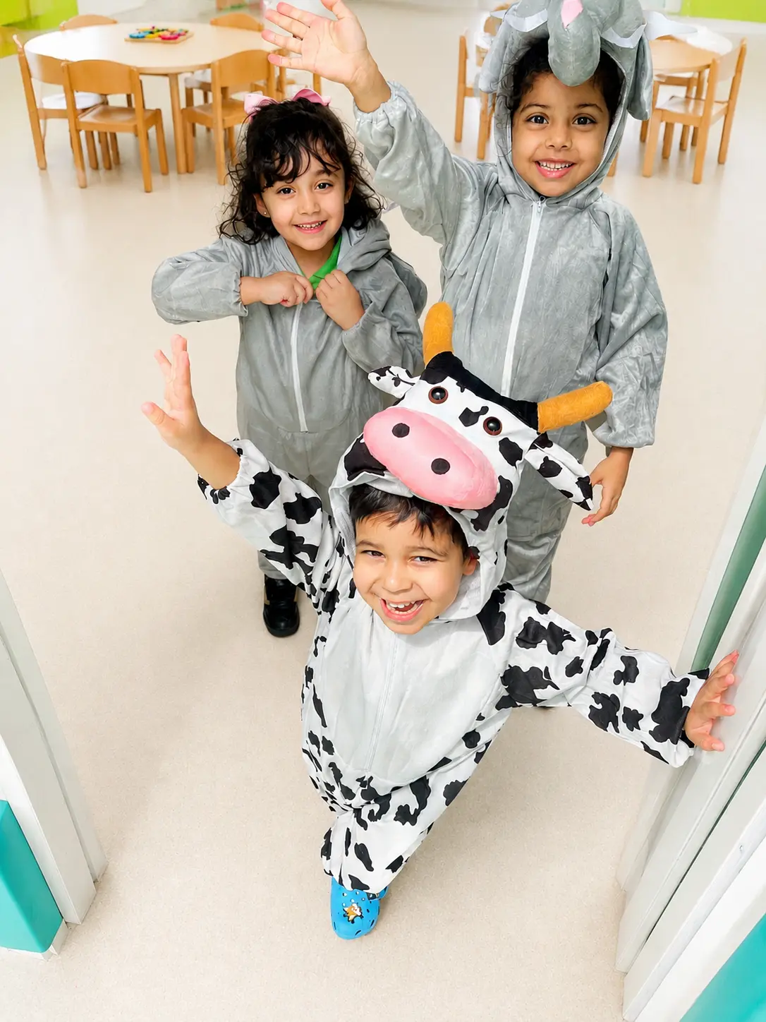 Children learning about world cultures