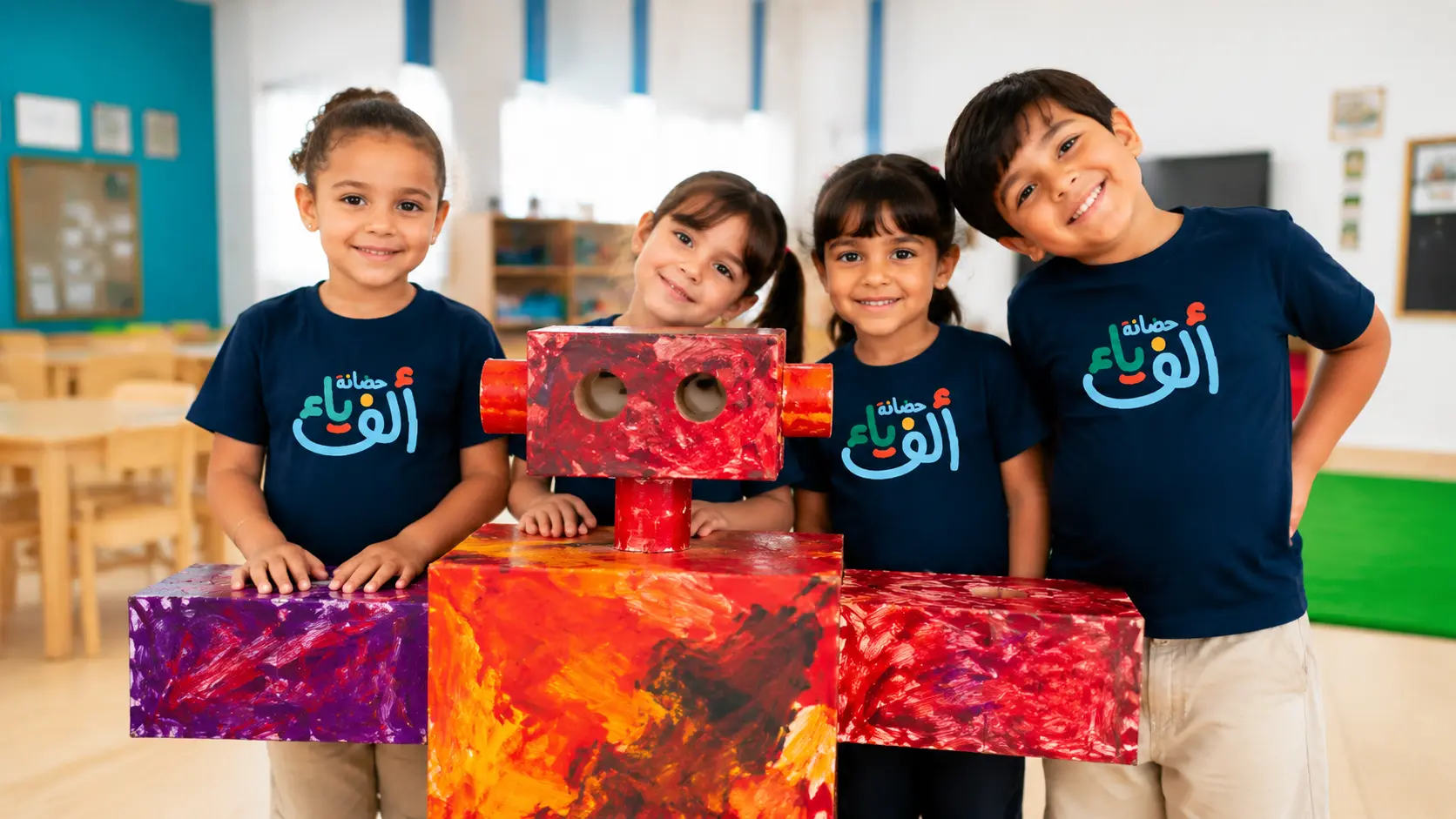 Children enjoying outdoor activities at Maple Bear